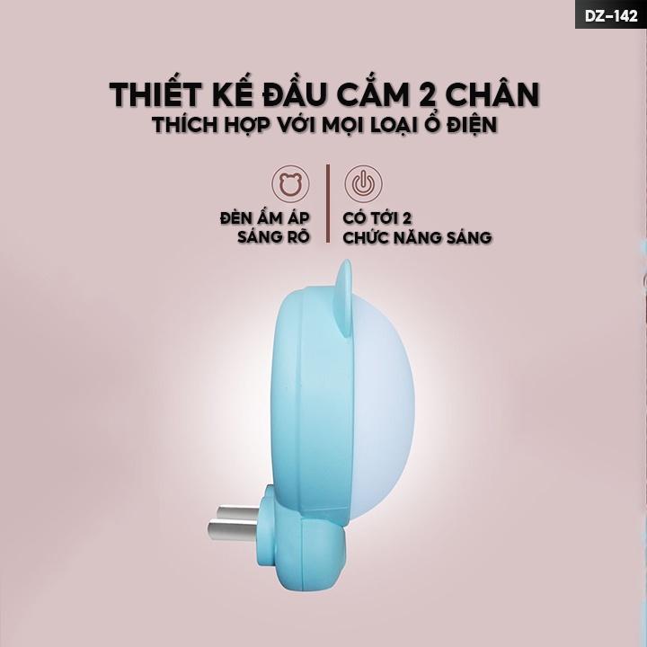 Đèn Ngủ Cắm Điện Nhiều Mẫu Mã Công Suất 1.5w Có Nhiều Chế Độ Đèn Màu DZ-142 DZ-143