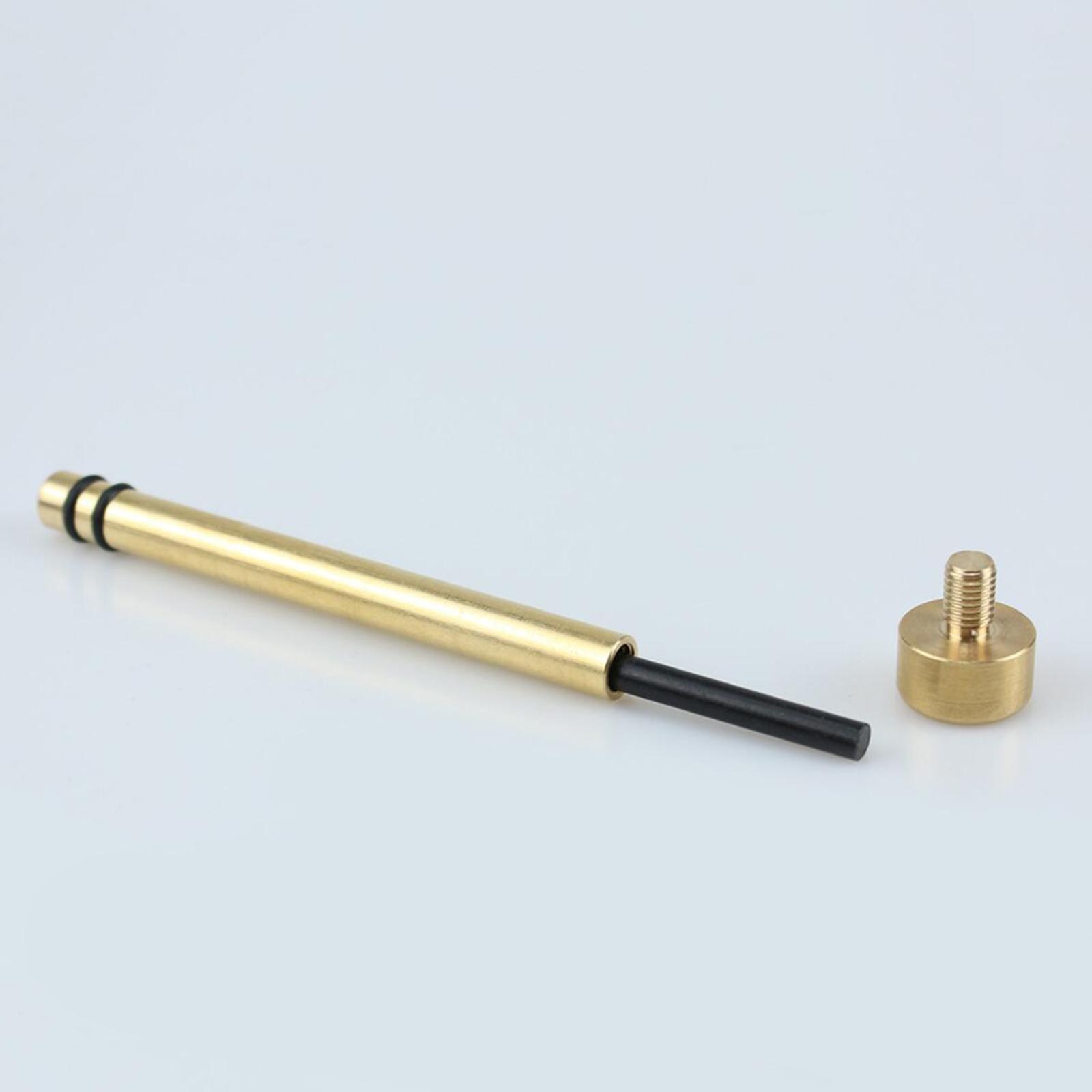 Outdoor Emergency Metal Fire Piston Camping Hunting Survival Tool Silver