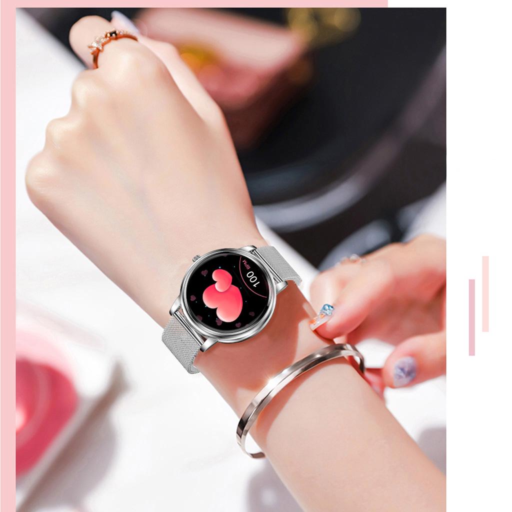 Smart Watch for Women Elegant Smartwatch with Heart Rate Calories