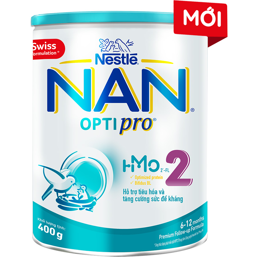 Sữa Bột Nestlé NAN OPTIPRO HM-O 2 400g