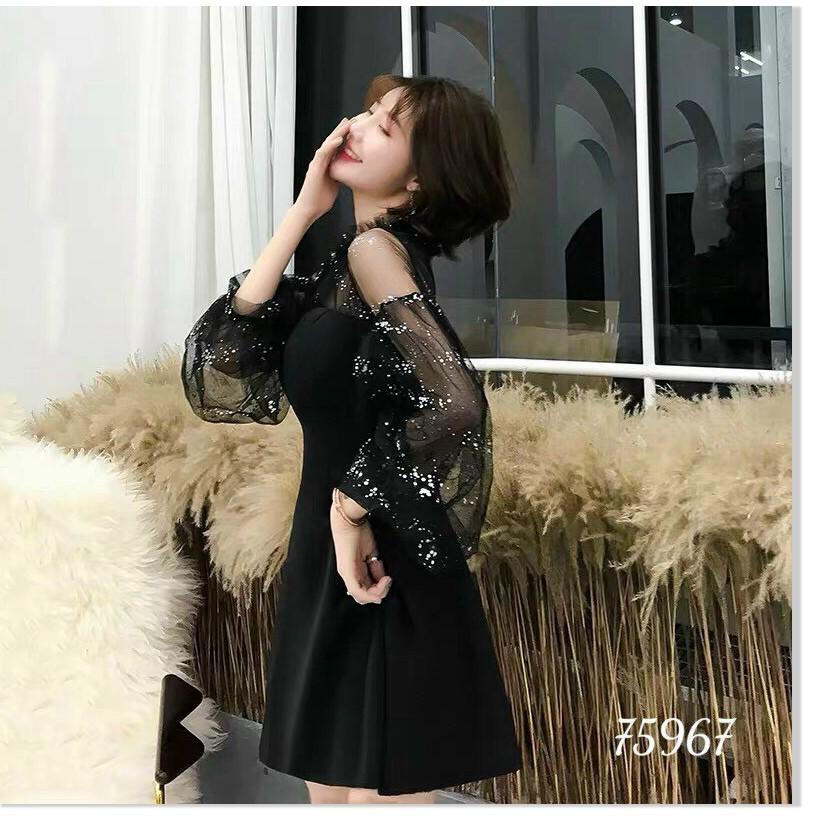 ĐẦM LỤA VOAN TAY LỠ CỰC XINH , DÀNH CHO DỰ TIỆC , HOẶC ĐI CHƠI SIÊU HO THỜI TRANG MỚI KINGSHOP79