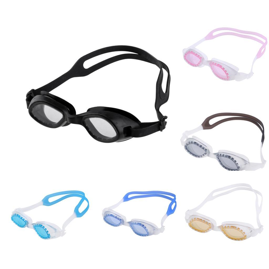 Kids Boys Girls Anti-Fog UV Protection Waterproof Soft Silicone Swimming Goggles Glasses Eyewear - Various Colors