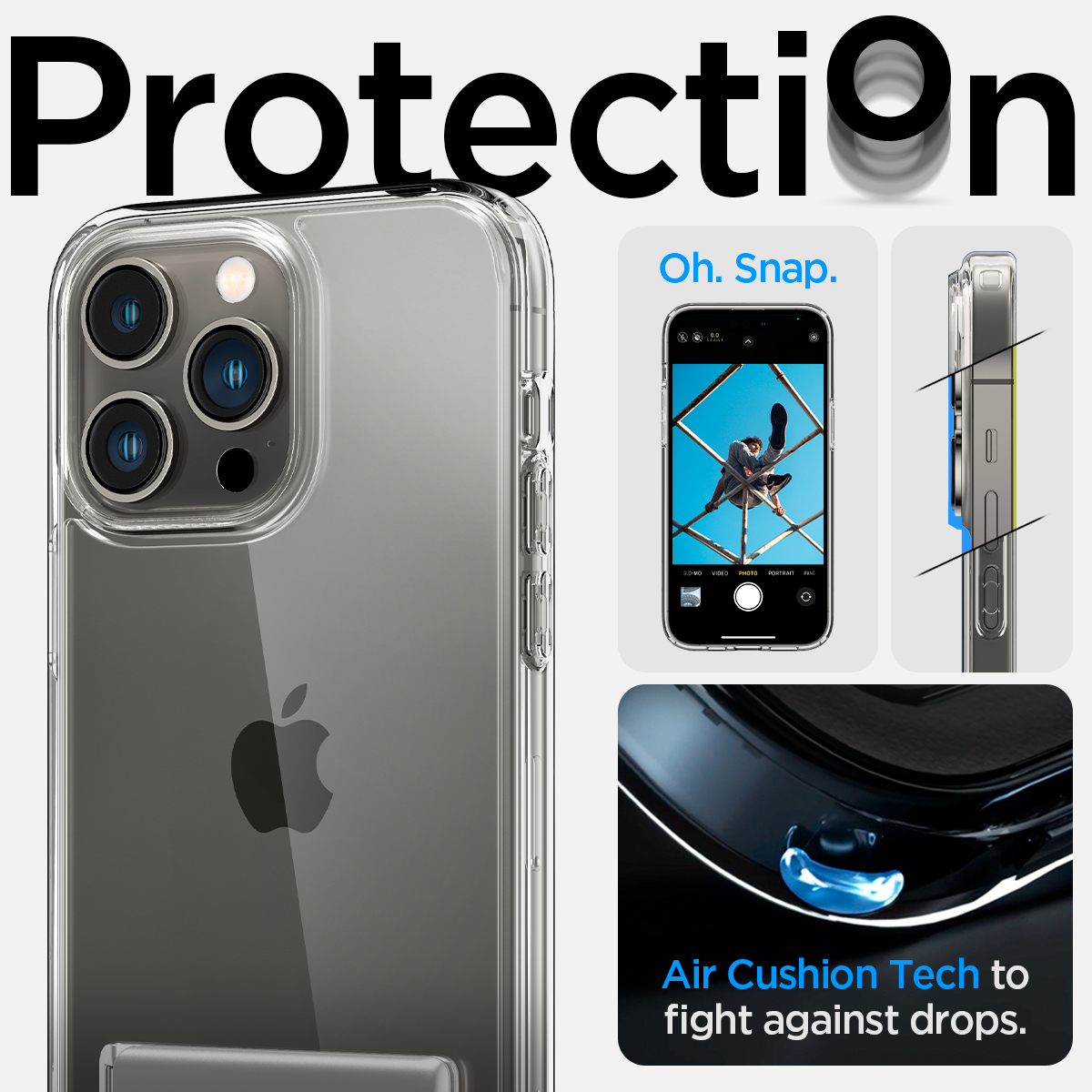 Ốp Lưng dành cho iPhone 14 Pro Max/ 14 Pro Spigen Ultra Hybrid S Case - Hàng Chính Hãng