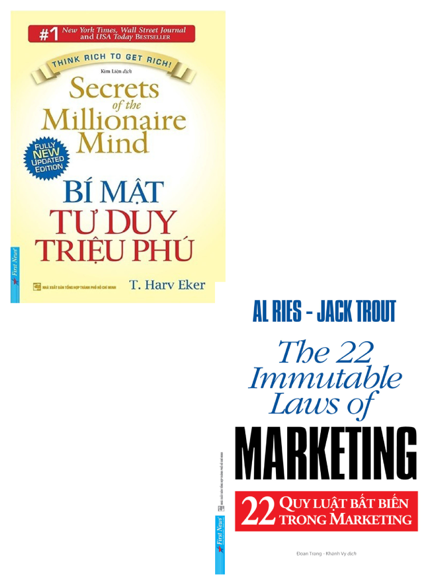 Combo 22 Quy Luật Bất Biến Trong Marketing + Bí Mật Tư Duy Triệu Phú _FN
