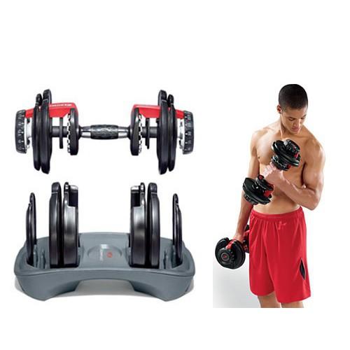 Bộ tạ tay Bowflex 1090 gồm 2 quả tạ điều chỉnh từ 4.5 đến 40.8kg