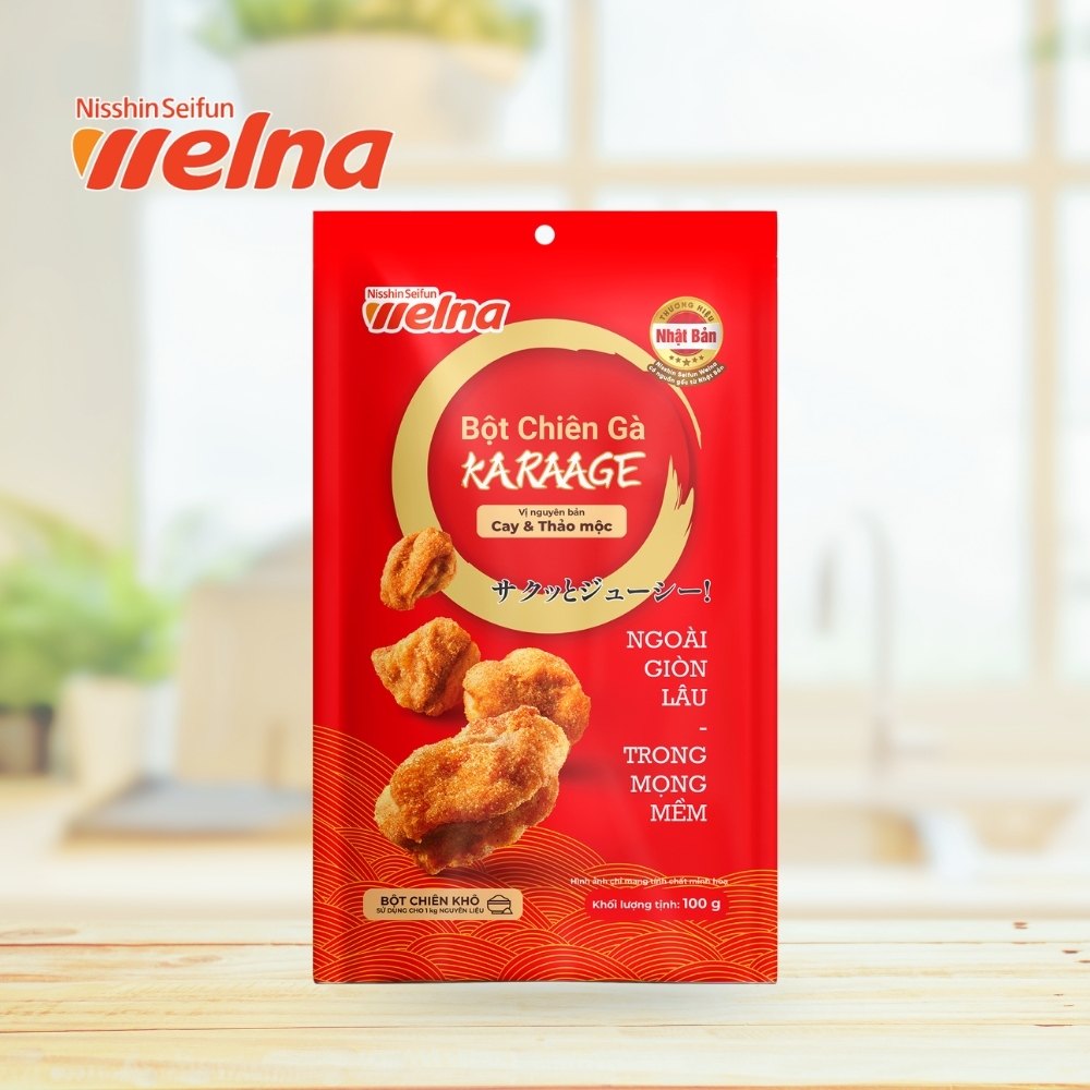 Bột Chiên Gà Karaage Gói 100g - Nisshin Seifun Welna