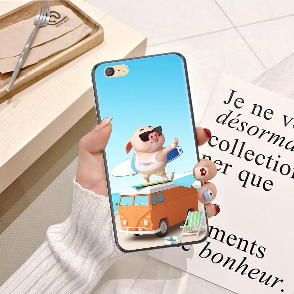 Ốp lưng dành cho Oppo F3 Plus Viền dẻo TPU hình Heo Con Dễ Thương