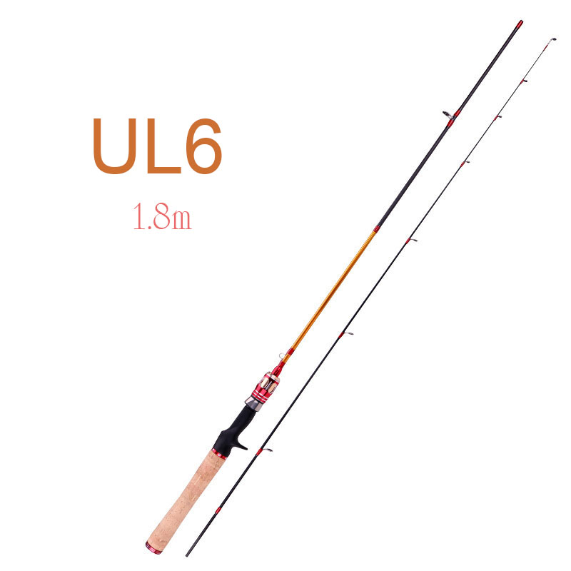 Cần câu lure ul ultralight siêu dẻo máy ngang 3 mẫu lựa chọn độ dài 1m68 và 1m8