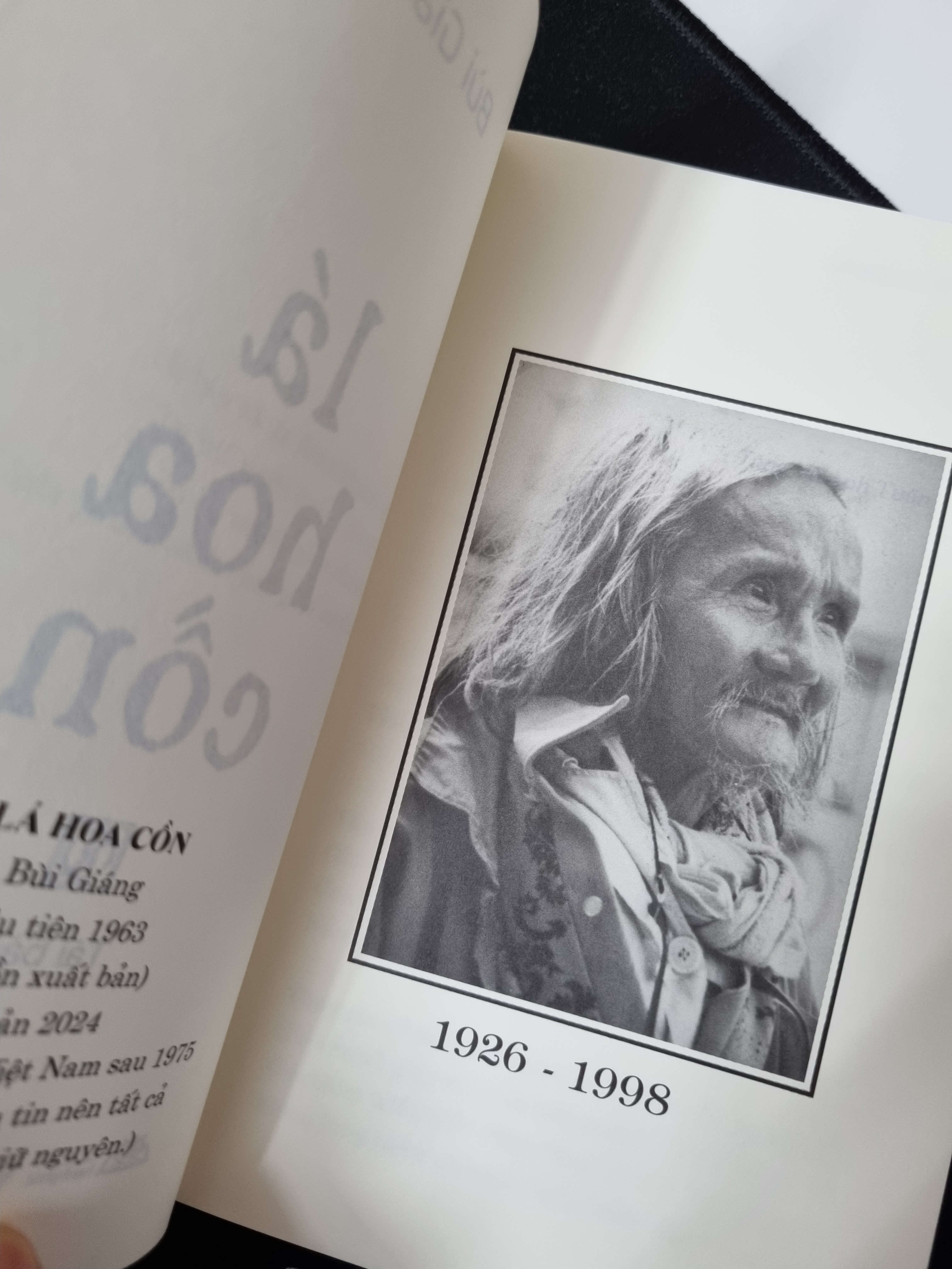 Lá hoa cồn - Thơ Bùi Giáng - Mới tái bản T7/2024 - Kèm sách tặng