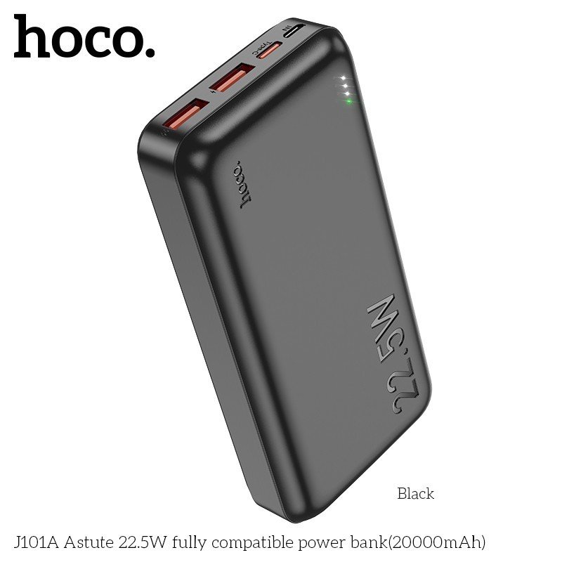 Pin Sạc Dự Phòng Hoco Sạc Nhanh J101A PD20W QC3.0 20000Mah 22.5W Hàng Nhập Khẩu