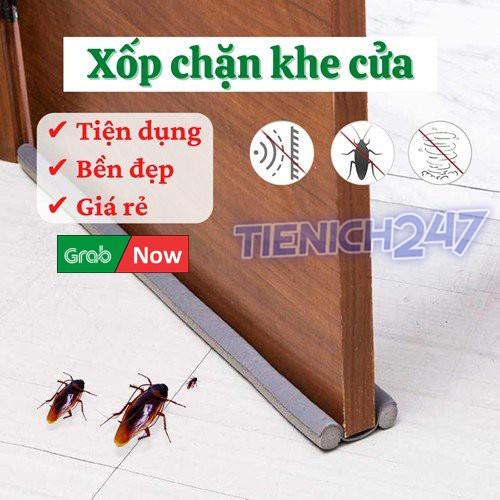 Xốp chặn cửa, thanh chặn khe cửa ngăn gió, cách nhiệt, cách âm, chống côn trùng, bụi bẩn