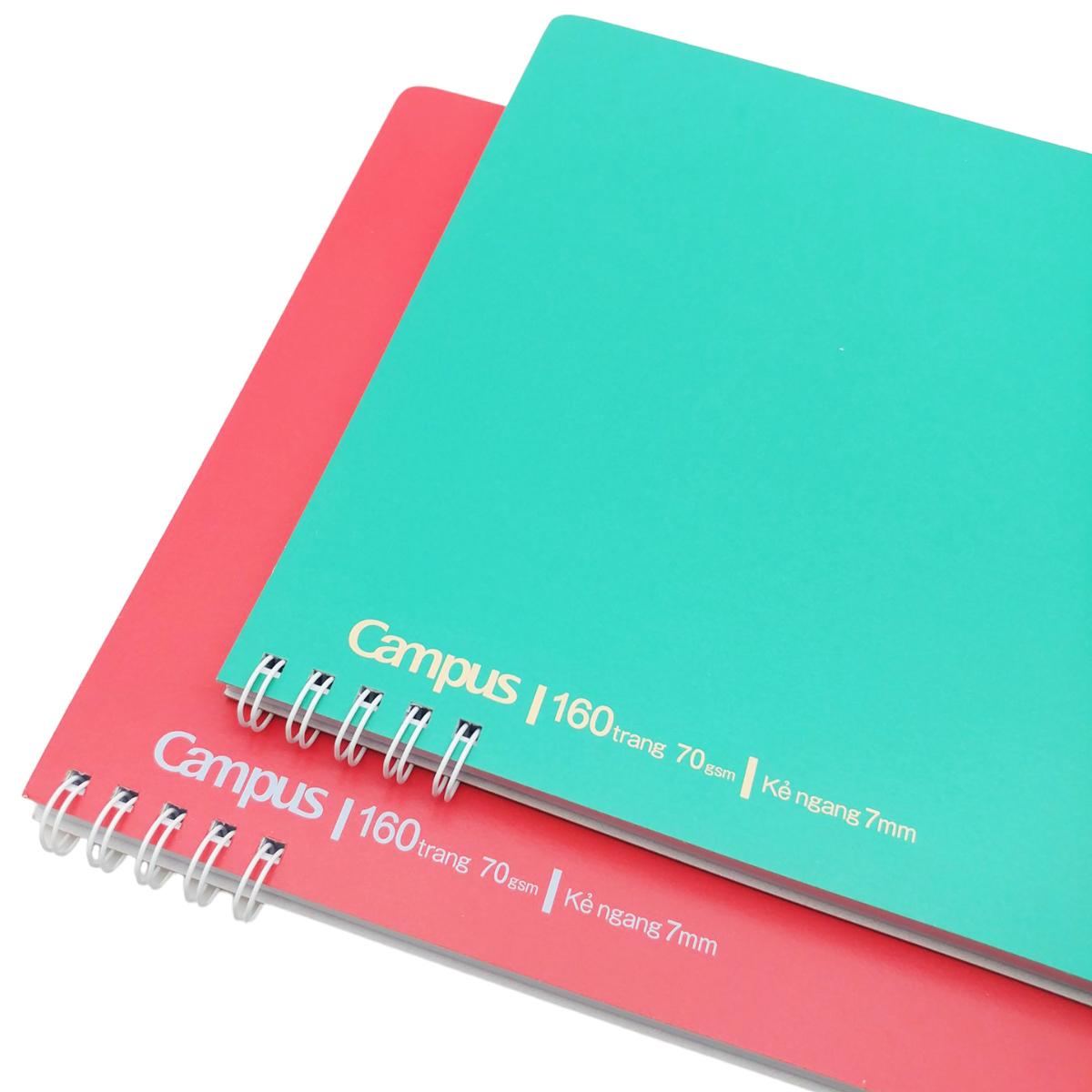 Sổ Lò Xo Cat's Daily Life B5 - Kẻ Ngang - 160 Trang 70gsm - Campus RN-B5L160CAT-01 - Màu Đỏ