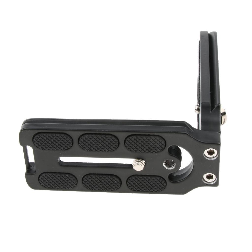 Metal Quick Release L-Plate Bracket Hand Grip Holder for SLR Camera