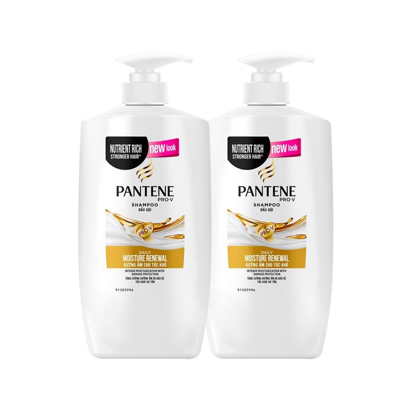 Combo 2 Dầu Gội PANTENE Dưỡng Ẩm Mỗi Ngày 900g/900ml