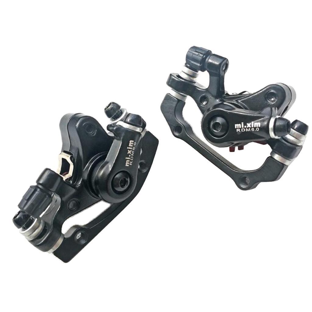 1 Pair Aluminium Alloy Mechanical Disc Brake Calipers Front For Bike