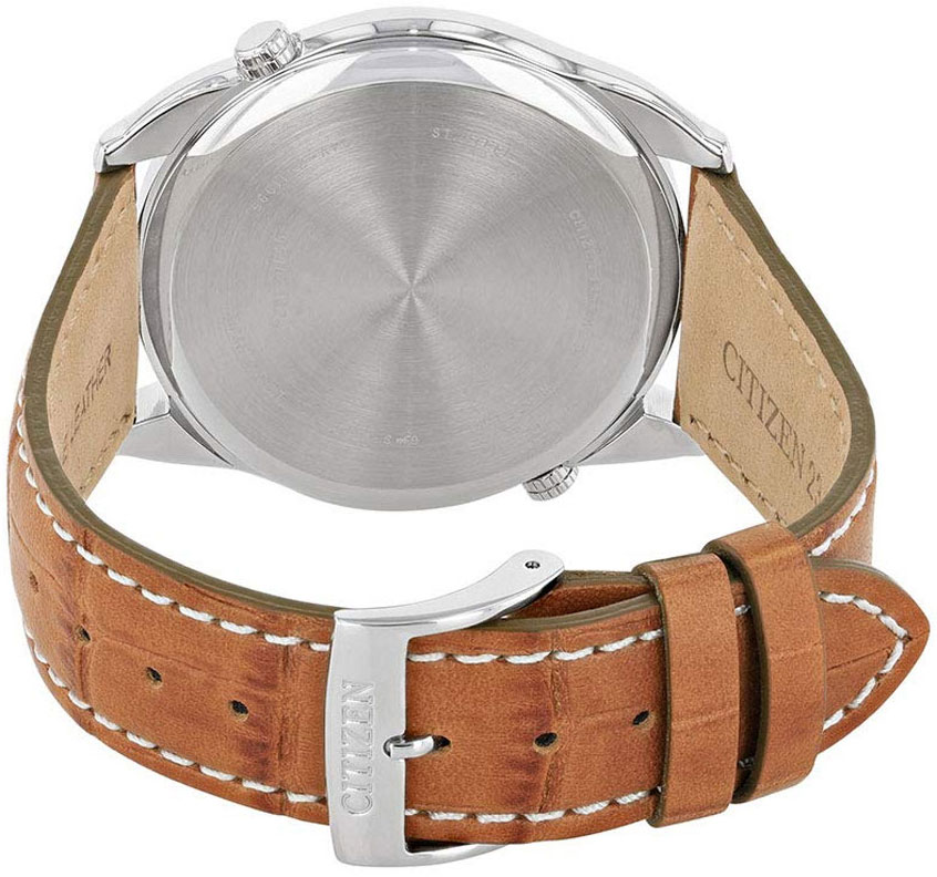 Đồng Hồ Nam Citizen Dây Da AO3030-16H - Mặt Xám