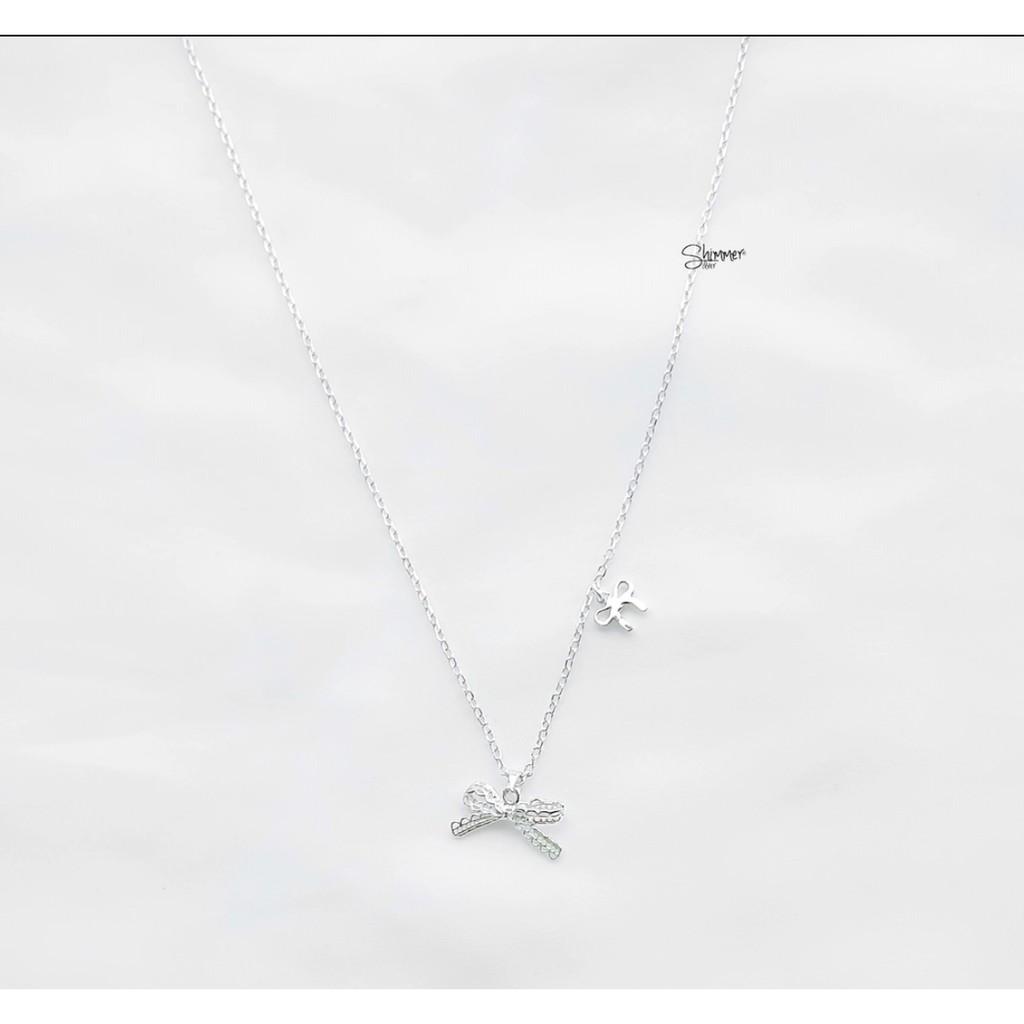 Dây chuyền bạc 925 Bow 2 - Shimmer Silver