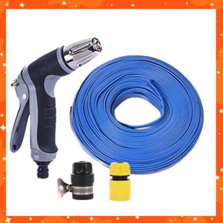 Bộ dây và vòi xịt tăng áp rửa xe tưới cây 3-5M 206817