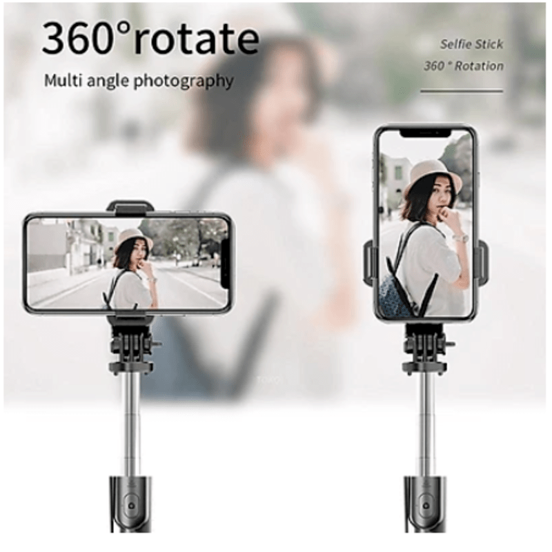 Gậy selfie L02 kim gậy tripod kết nối bluetooth thông minh - Hàng chính hãng