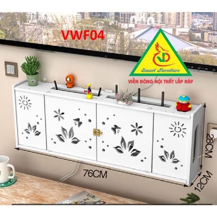 KỆ WIFI TREO TƯỜNG - TỦ KỆ ĐA NĂNG VWF01A- NỘI THẤT LẮP RÁP VIENDONG ADV