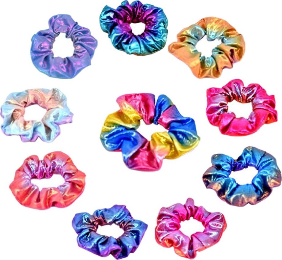 Các Loại Màu Tóc Scrunchies 10 Miếng