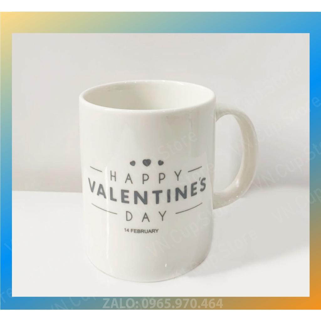Ly Sứ, Cốc Sứ in Họa Tiết Valentine - Ly Sứ Cốc Sứ in Hình Ảnh, Logo Theo Yêu Cầu - In Hình CÁ NHÂN, LỚP, NHÓM, CÔNG TY
