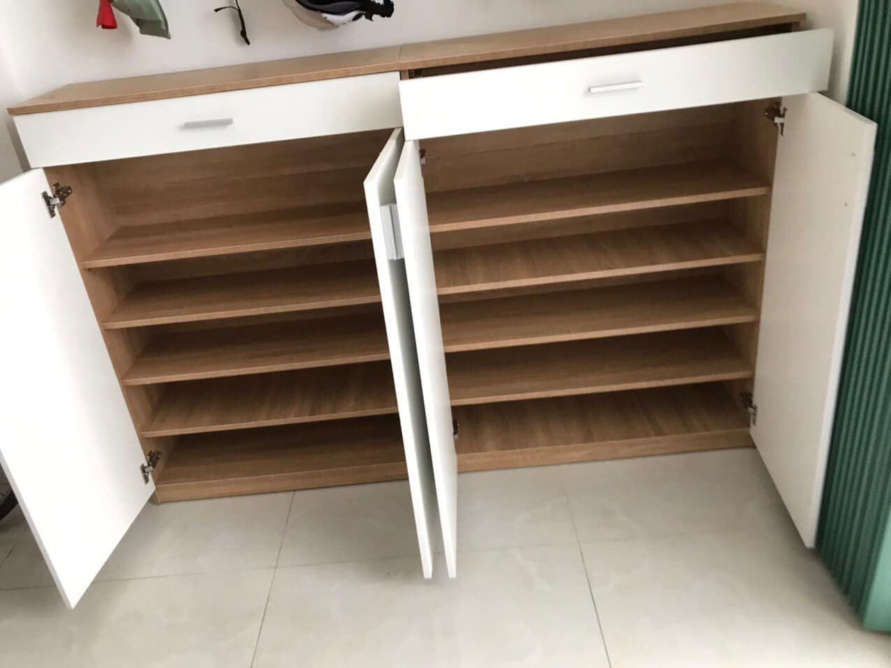 Tủ giày gỗ MDF chất lượng Juno Sofa 2 cánh