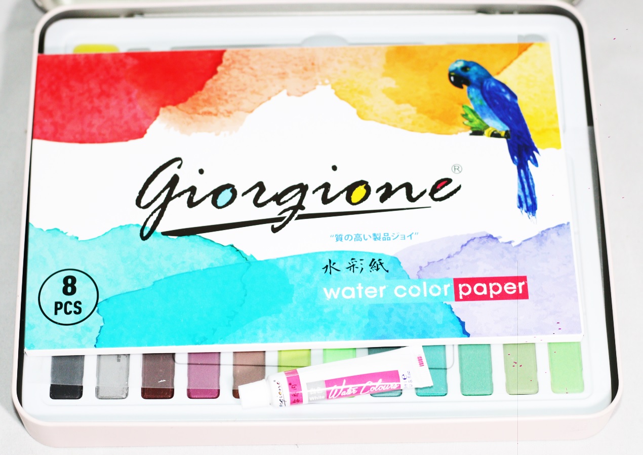 Bộ 36 Màu Nước Vẽ Cao Cấp Giorgione - Hộp Hồng