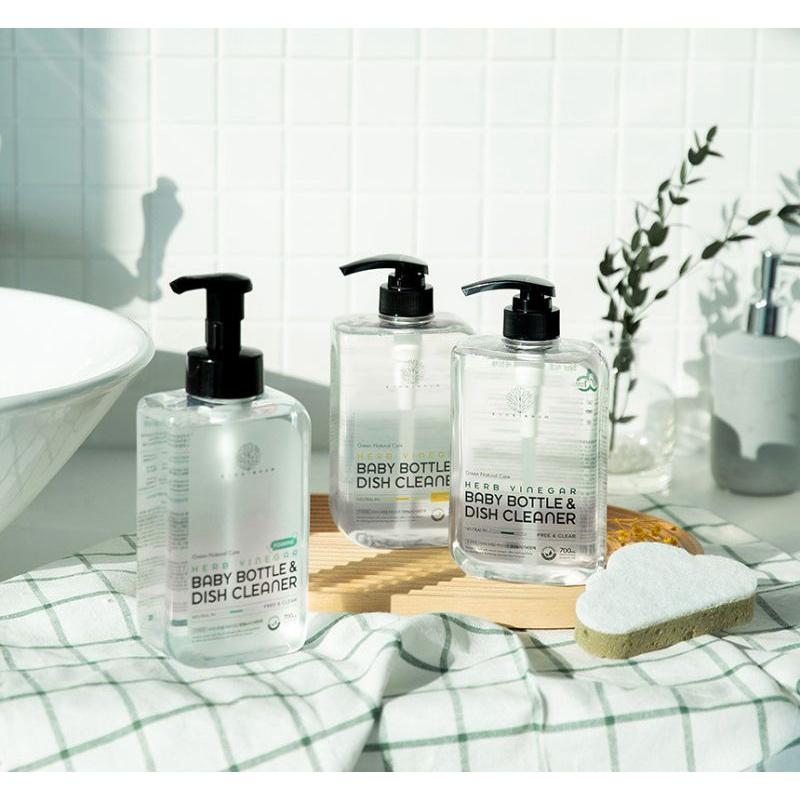 NƯỚC RỬA BÌNH SỮA VÀ CHÉN BÁT THẢO MỘC HÀN QUỐC CHO BÉ 700ML