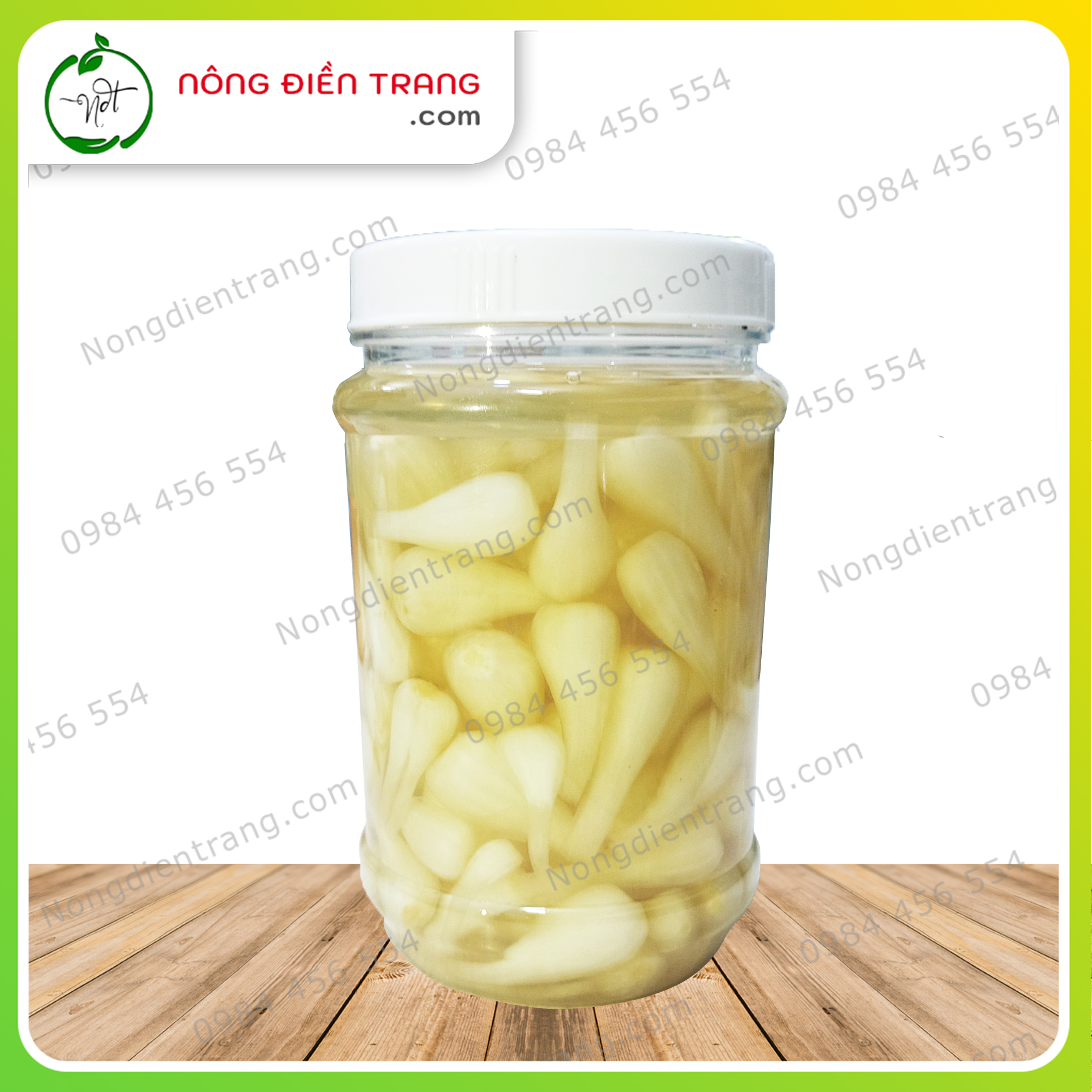 Củ Kiệu Ngâm Chua Ngọt Nhà Làm 800g - Dưa kiệu đường nhà làm chua ngọt Đồng Tháp - Giòn, ngâm bằng đường phèn, không chất bảo quản VTNN Nông Điền Trang