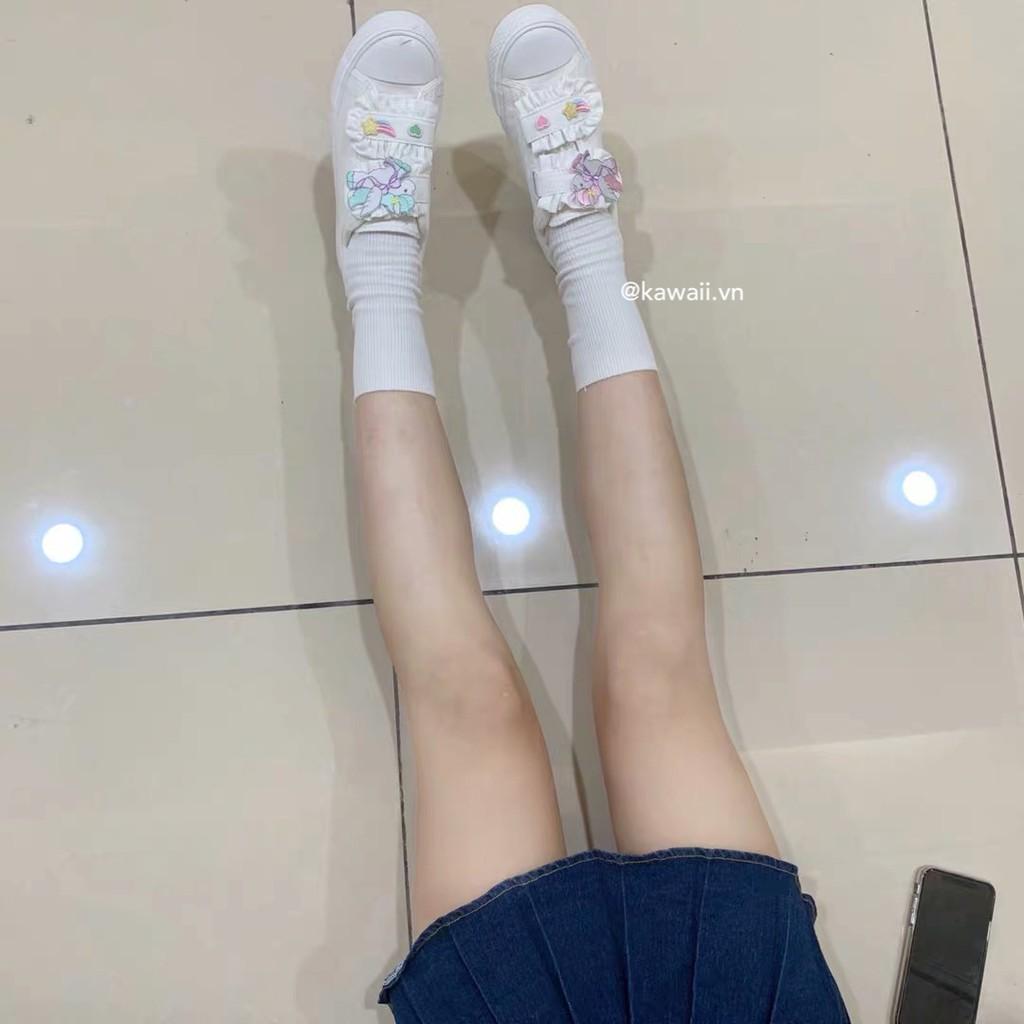 GIÀY MOMO SHOES - GIÀY CANVAS QUAI DÁN DỄ THƯƠNG