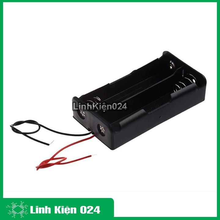 Bộ 2 Đế Pin AA Có Nắp 2 Pin
