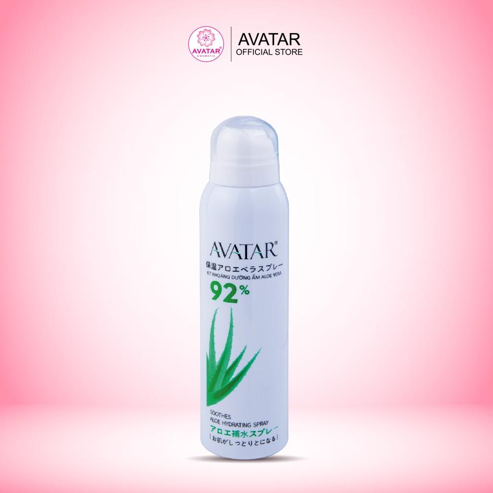 Xịt khoáng lô hội dưỡng da ẩm mượt mịn màng chính hãng AVATAR 150ml