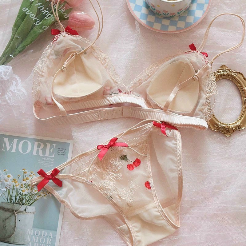 Sét ren mềm không gọng VB253 mút mỏng kiểu dáng sexy