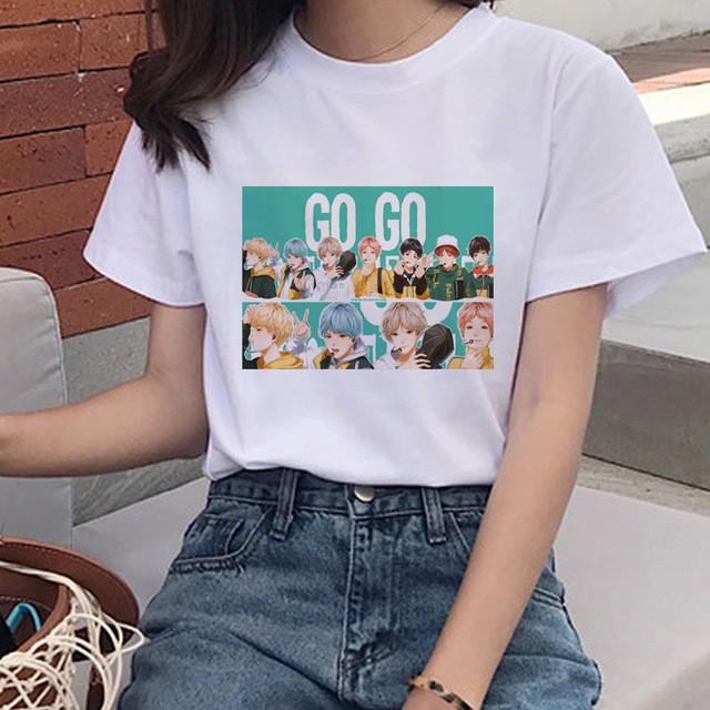 Áo Phông In BTS Nét Vẽ Đẹp