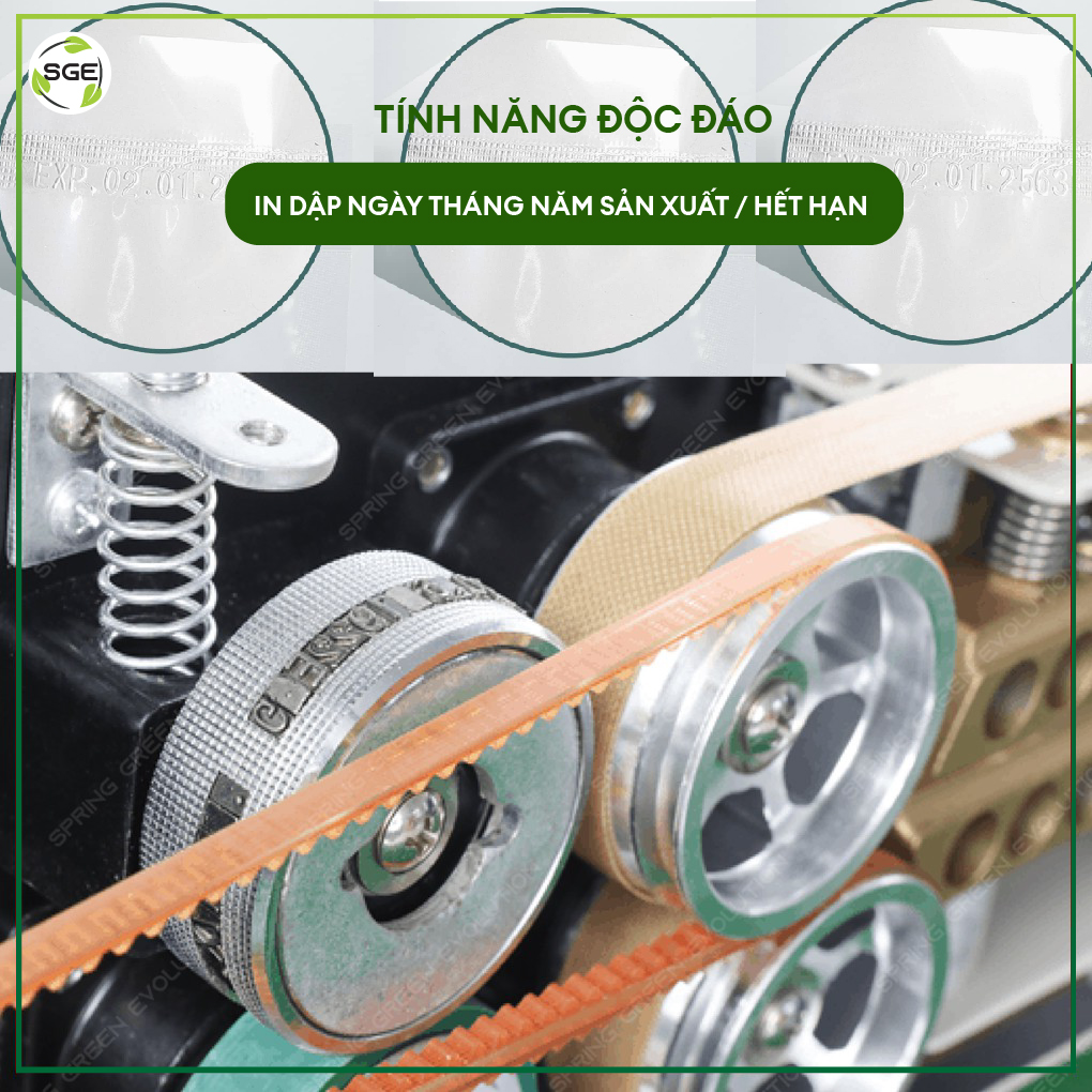 Máy hàn miệng túi liên tục AS02.Đây là dòng máy tiết kiệm nhân công với hiệu suất làm việc cao, có thể điều chỉnh nhiệt độ hàn cho phù hợp với từng loại nguyên liệu, nên rất được ưa chuộng sử dụng. Hàng chính hãng Thái Lan