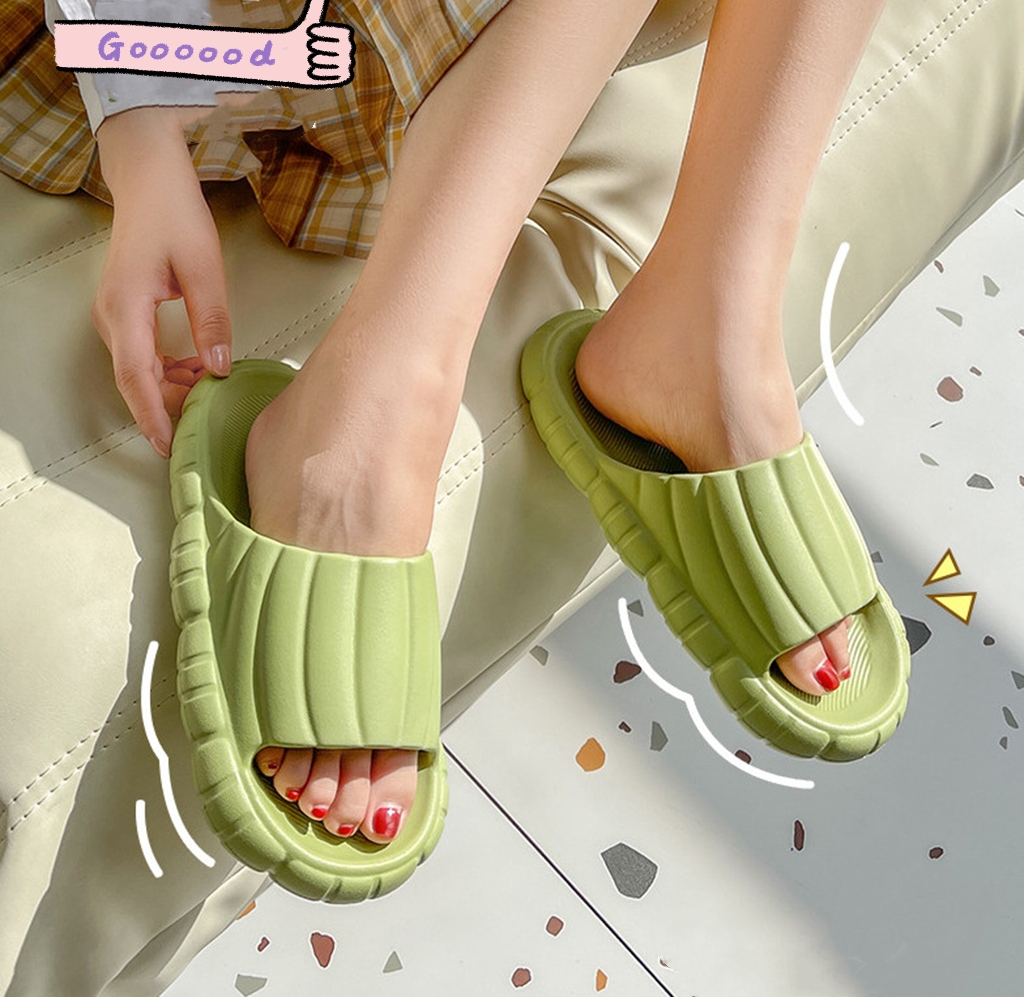 Dép bánh mì pastel thời trang Hàn Quốc cao cấp đi chơi đi trong nhà êm chân chống trượt giá rẻ cho nam nữ