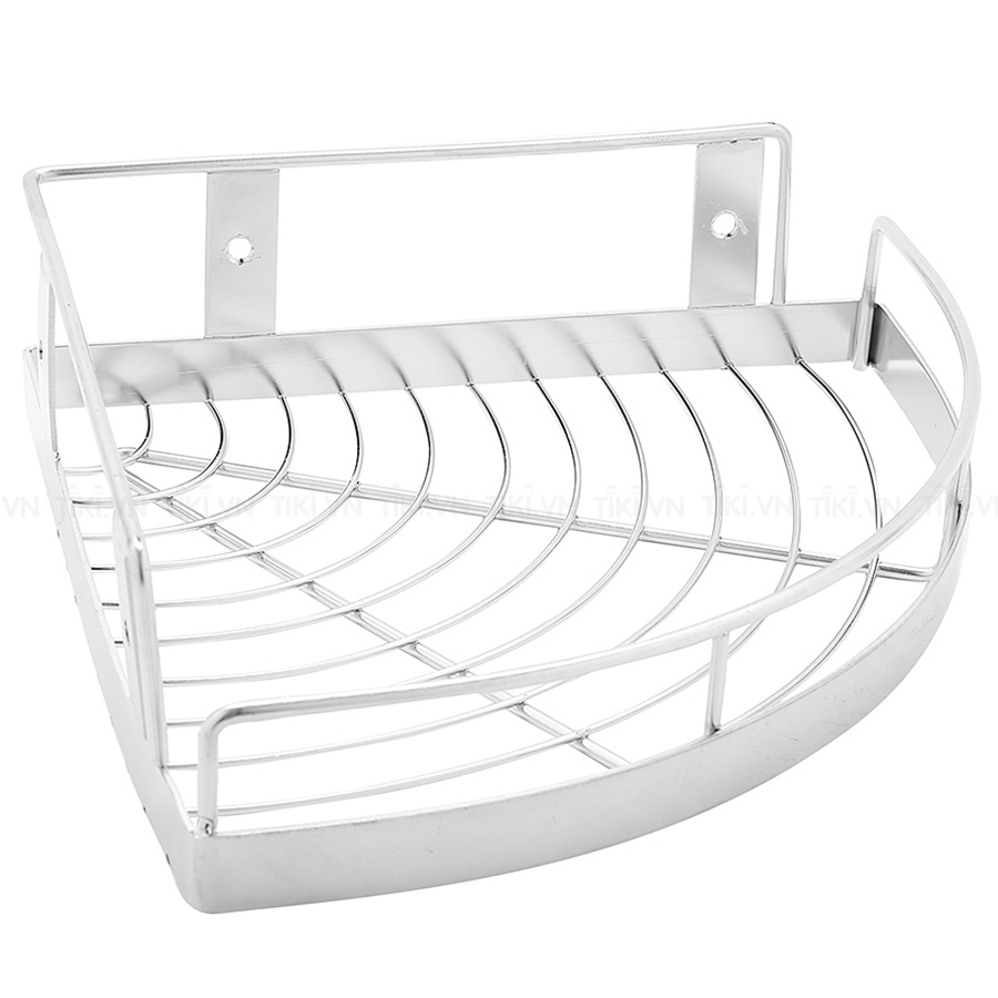 Kệ Góc 25cm 1 Tầng Inox 304 Không Có Xà Bông