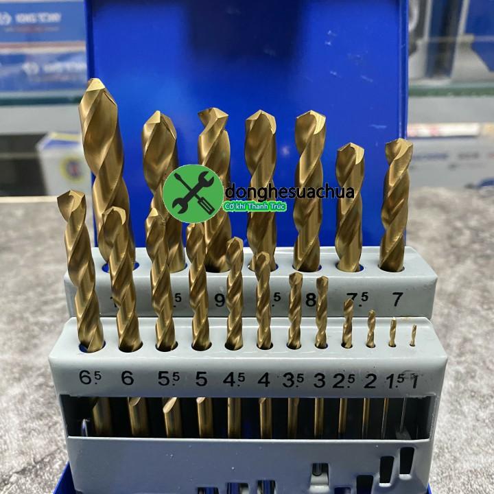 Bộ mũi khoan sắt C-Mart A0100C 19 cây