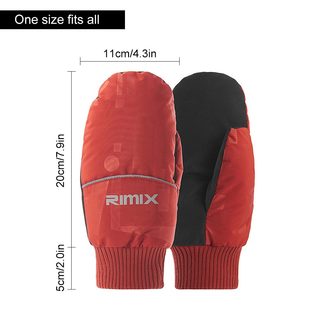 Găng tay ngoài trời Rimix Winter Down ấm áp dành cho trượt tuyết, mùa đông