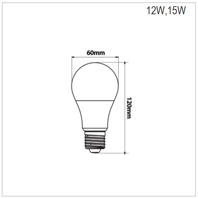 BÓNG ĐÈN LUMAX#ECOBULB-15W/E27/15000HRS