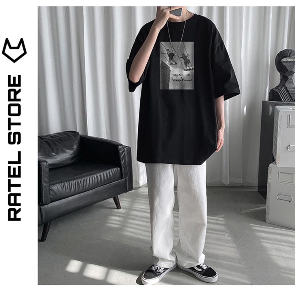 Áo Thun Tay Lở Strong Unisex Form Rộng Hot Trending