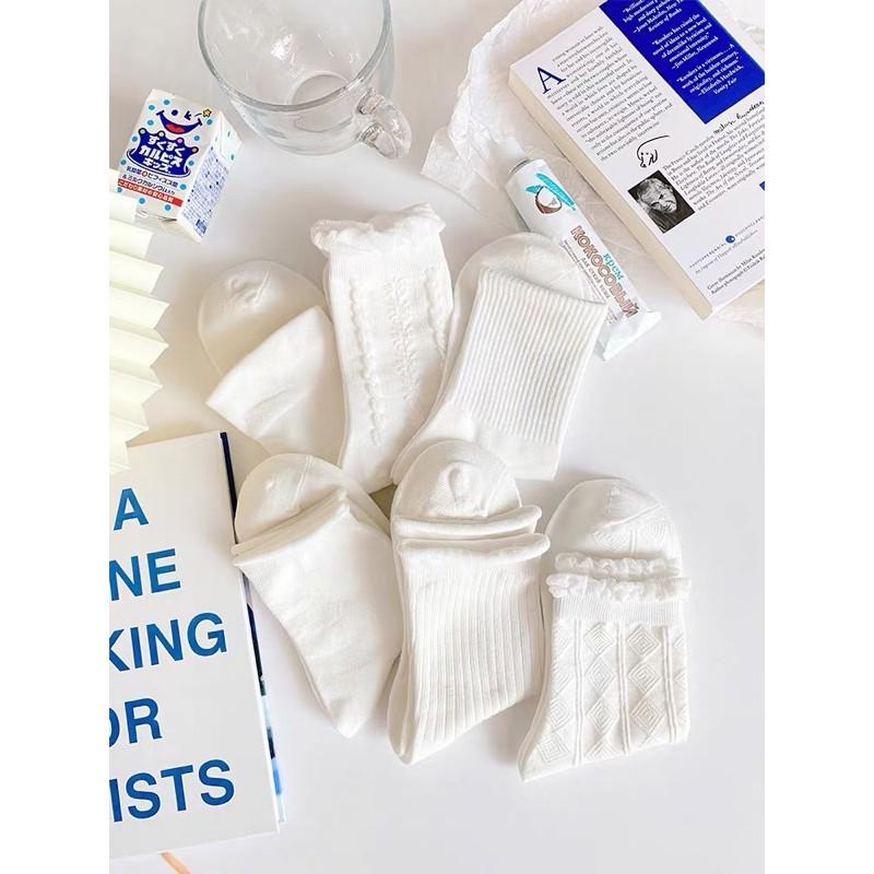 Set tất lolita tiểu thư cao cổ chất đẹp mềm mại ulzzang hàn quốc