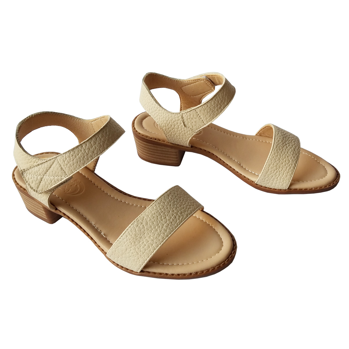 Giày Sandal Cao Gót BIGGBEN Da Bò Thật Cao 4 Phân SDCG88