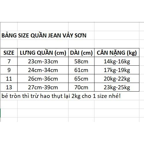 QUẦN JEAN VẢY SƠN SIÊU BỤI