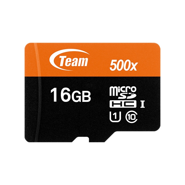 Thẻ nhớ 16gb micro SDHC UHS-1 Team Adapter (cam) – Hàng Chính Hãng