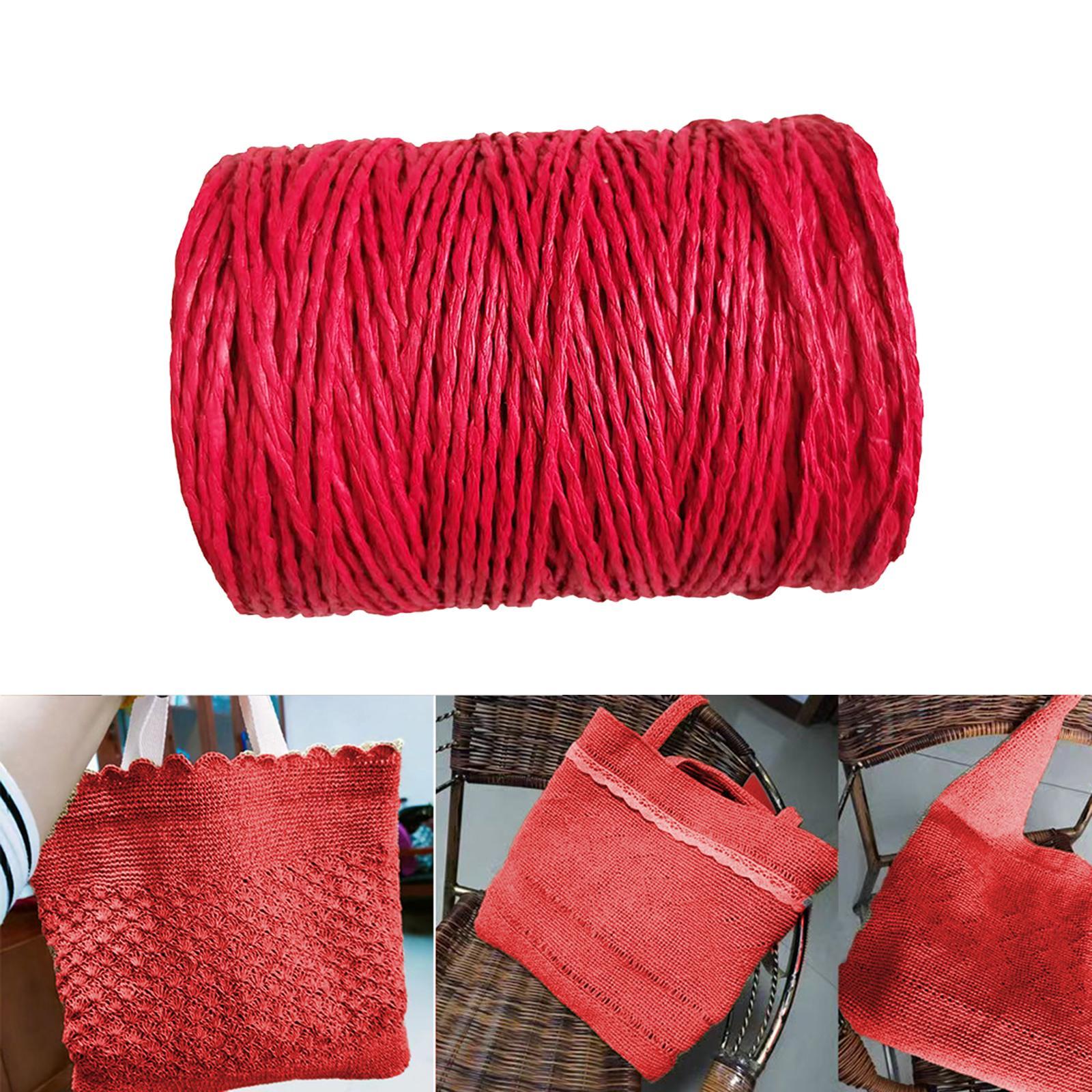 Raffia Paper Craft Ribbon Raffia yarns 820 Feet Macrame Projects Packing Paper Twine Weaving Raffia Ribbon for Bags Festival Gifts Crafting
