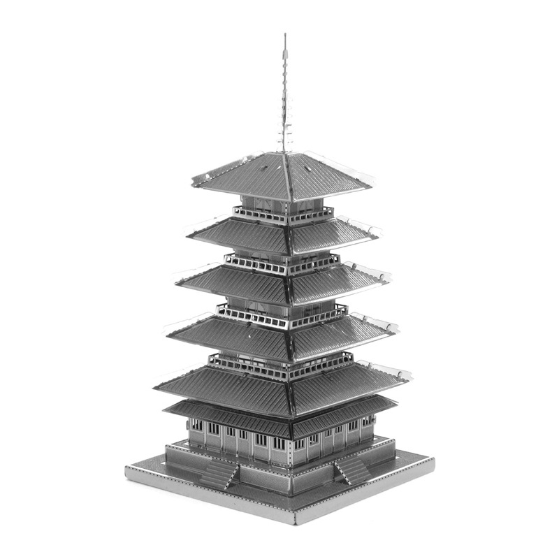 Mô Hình Kim Loại 3D Tự Lắp: Chùa Toji - Mô Hình Giải Trí - Xả Stress, Mô Hình Sưu Tầm, Mô Hình Trang Trí, Quà Tặng Mô Hình