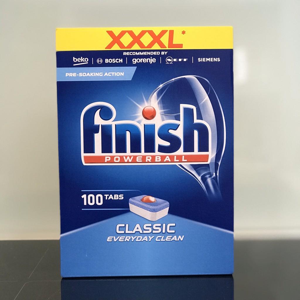 Viên rửa bát finish 100 viên hương chanh