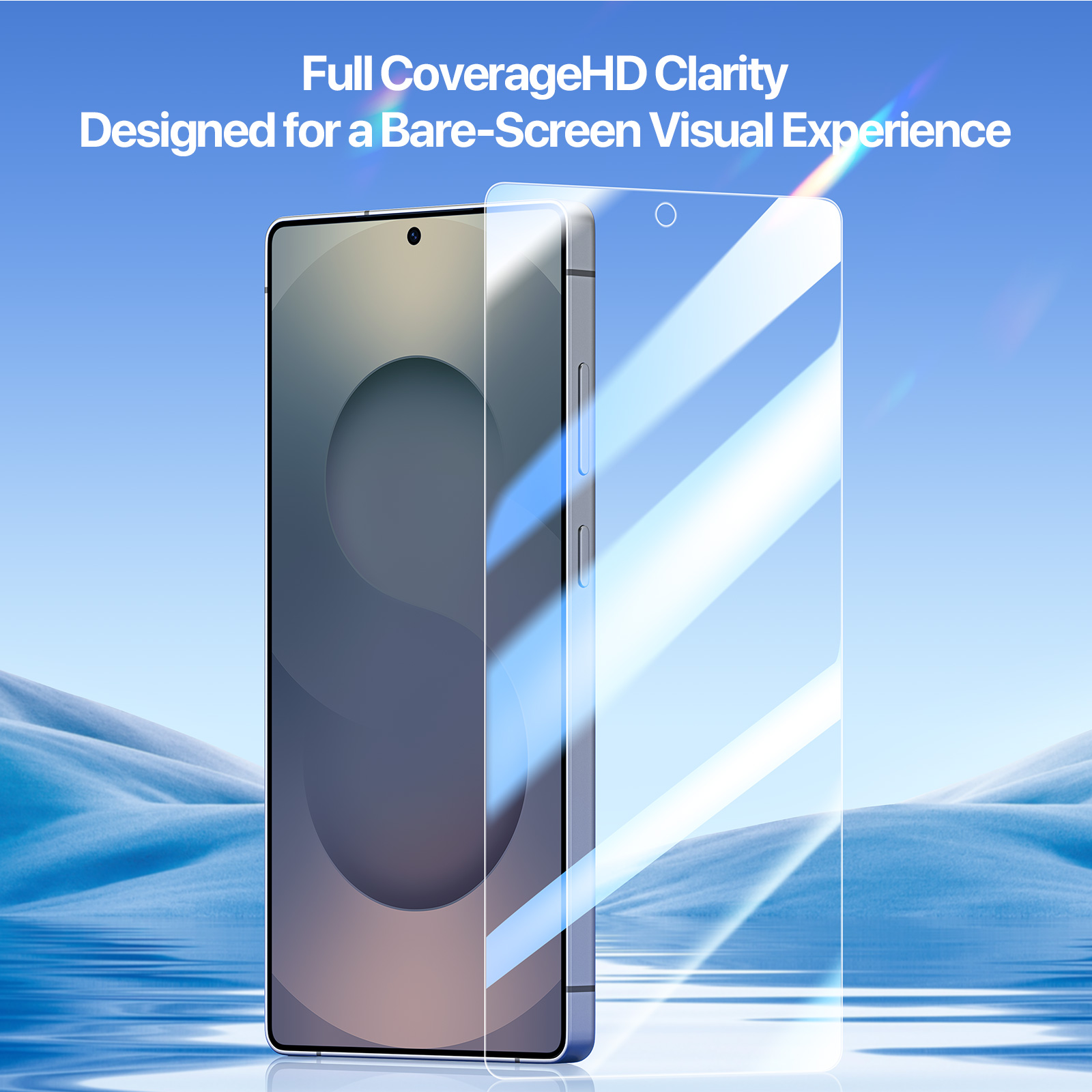 Kính Cường Lực cho Samsung S25 Ultra / S25 Edge/ S26 Ultra/ S26/ S26 Plus Dux Ducis Full Màn, Khung Tự Dán, Không Viền Đen, 9H Chống Vỡ_ Hàng chính hãng